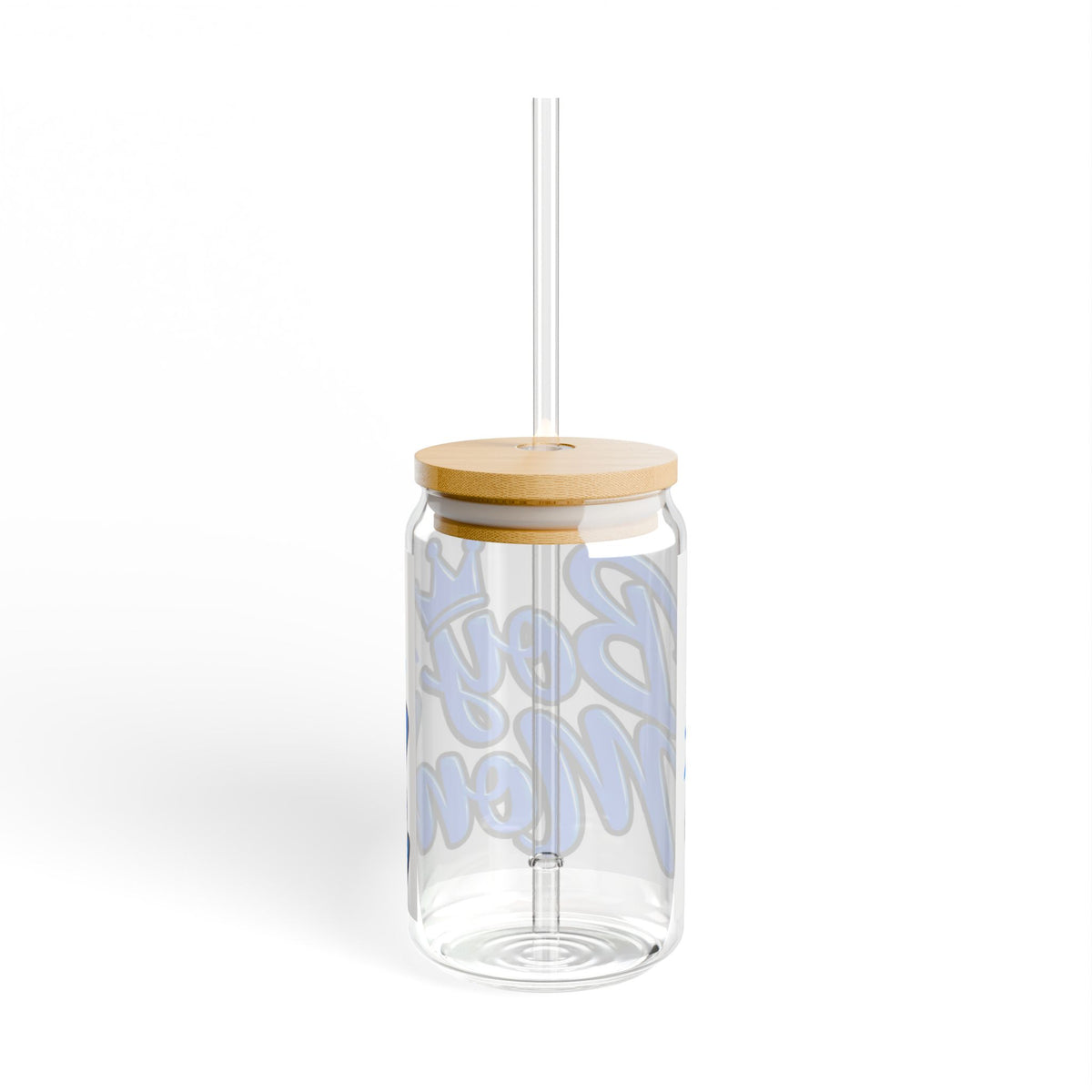 Boy Mom Sipper Glass — 16oz Insulated Straw Tumbler for Proud Moms