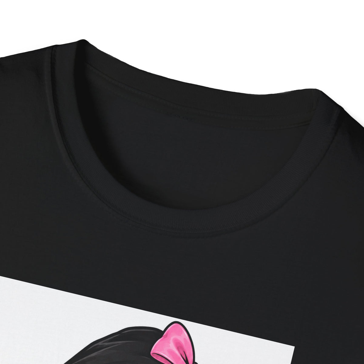 Scream Mask Girl T-Shirt — Pink Bow & Knife Horror Tee