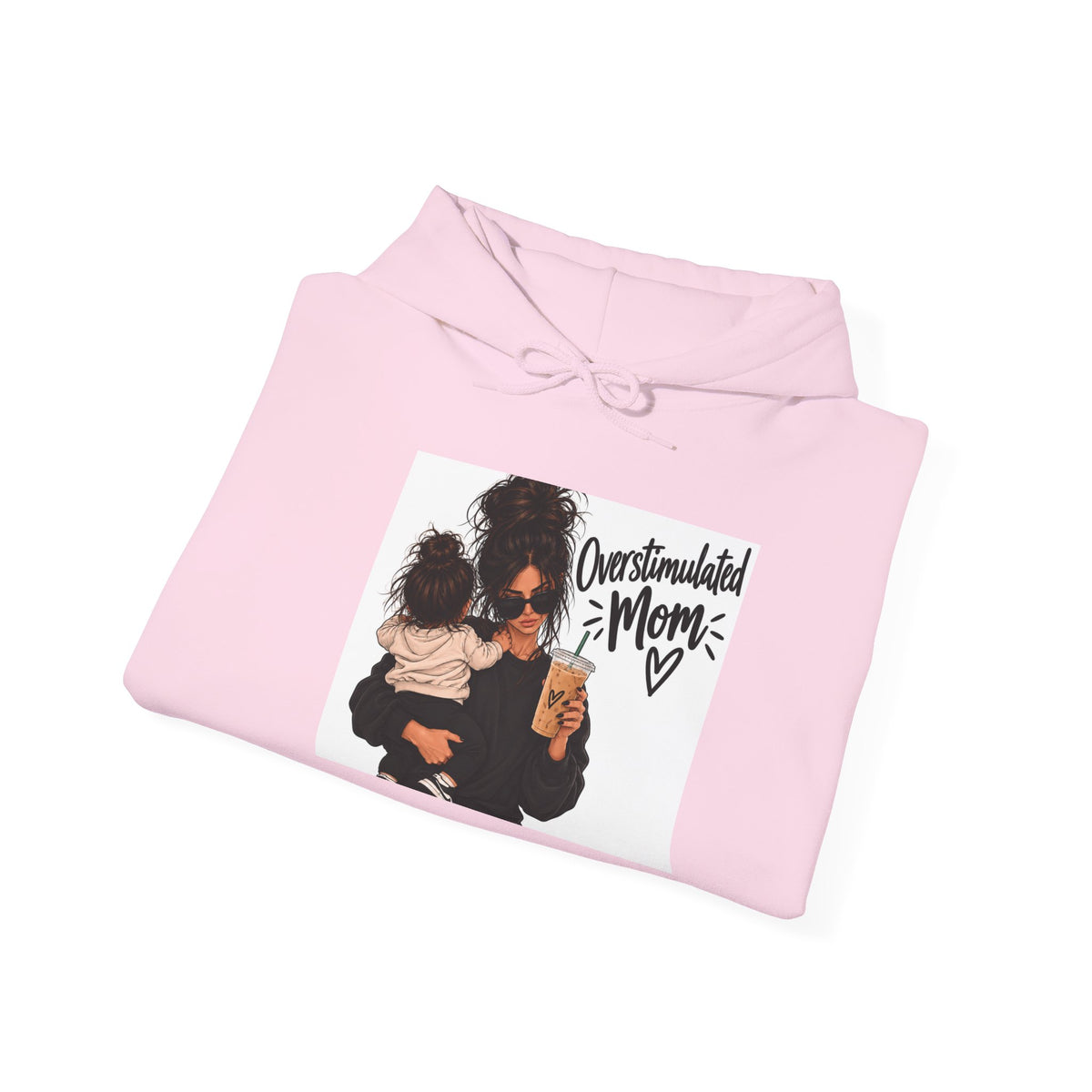 Mom and Toddler Hoodie — 'Overwhelmed Mom' Cozy Pullover for New Moms