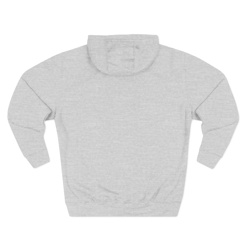 Minimalist 'T&L Co' White Fleece Hoodie — Cozy Lightweight Pullover