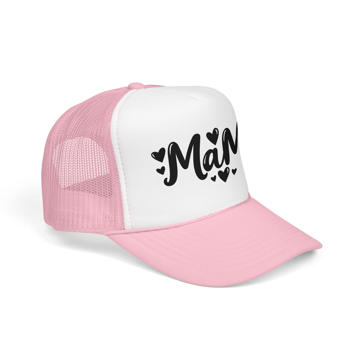 Mama Foam Trucker Hat – Cute Heart Script Mom Cap, Mother's Day Gift