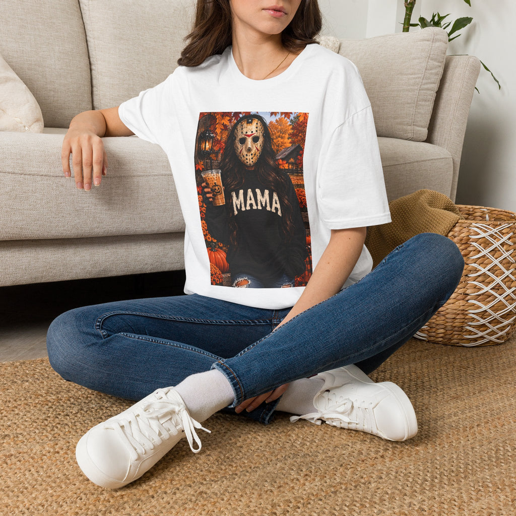 Mama Jason Halloween T-Shirt — Horror Mom Fall Graphic Tee