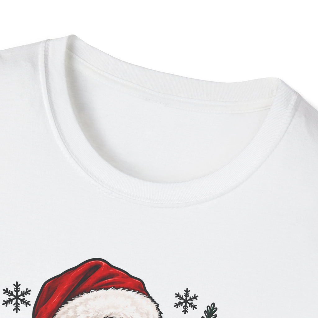 Scream Mask Christmas T-Shirt – "Overstimulated Mama" Holiday Tee
