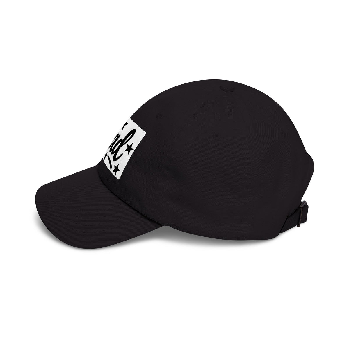 Dad Cap – Embroidered Script with Stars | Father's Day Casual Hat