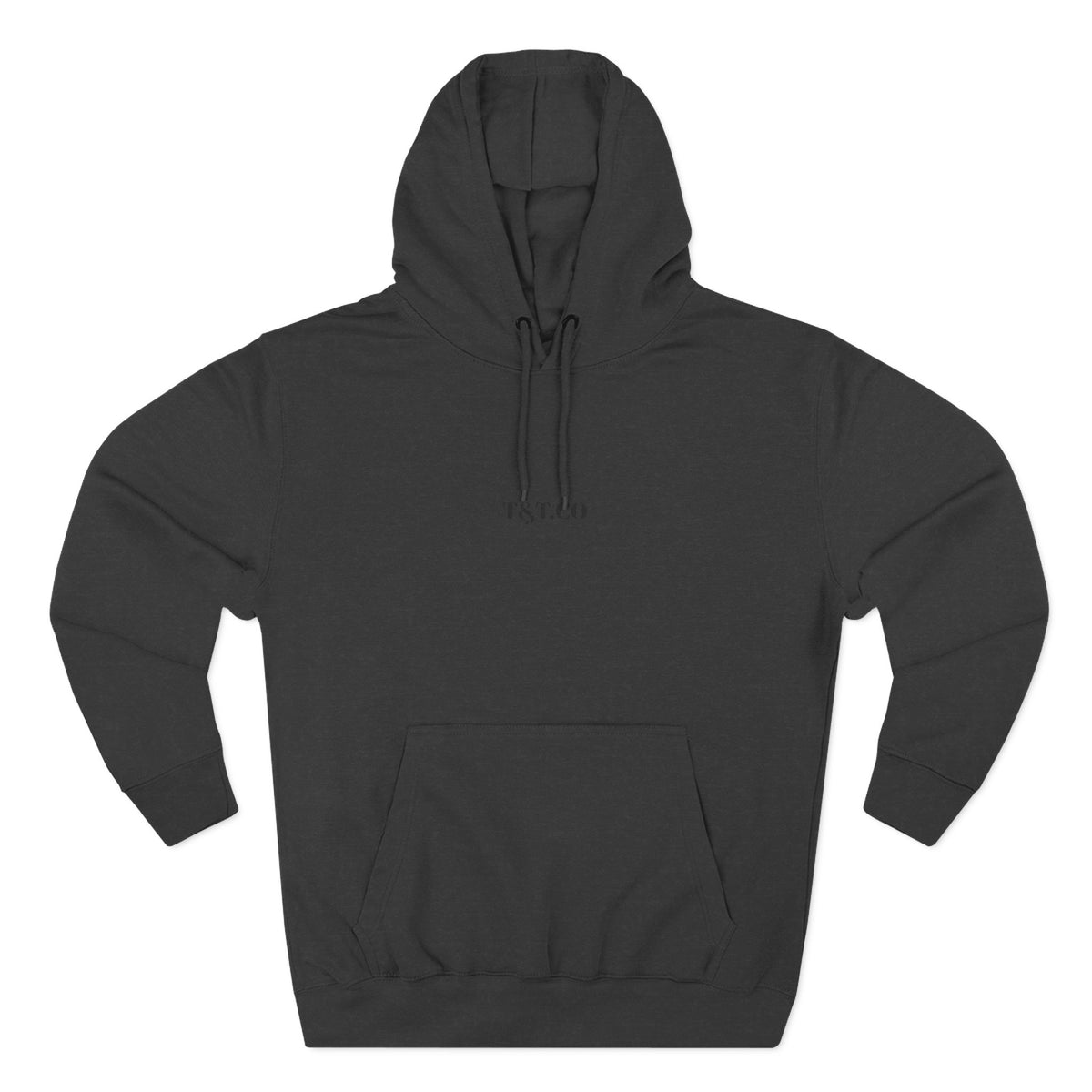 Minimalist 'T&L Co' White Fleece Hoodie — Cozy Lightweight Pullover