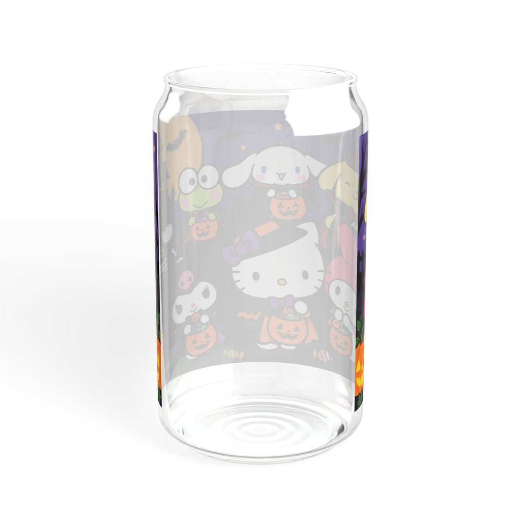 Hello Kitty Halloween Sipper Glass — 16oz Cute Characters Trick-or-Treat Drink Tumbler