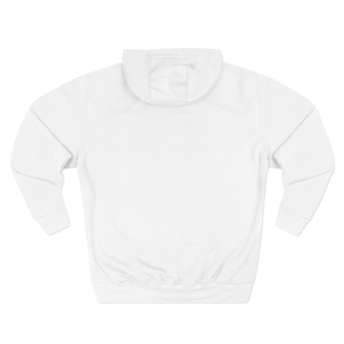 Minimalist 'T&L Co' White Fleece Hoodie — Cozy Lightweight Pullover