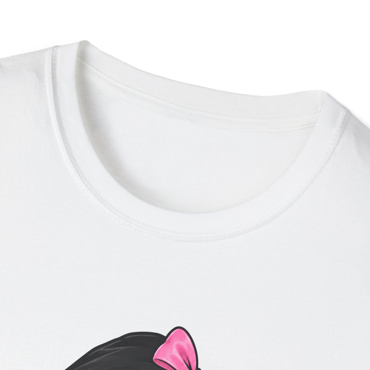 Scream Mask Girl T-Shirt — Pink Bow & Knife Horror Tee