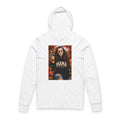 Mama Horror Mask Hoodie Tee — Halloween Mom Long-Sleeve Hooded Shirt