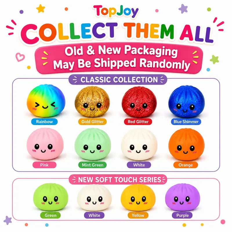 TopJoy Kawaii Squishy Dumpling Toy
