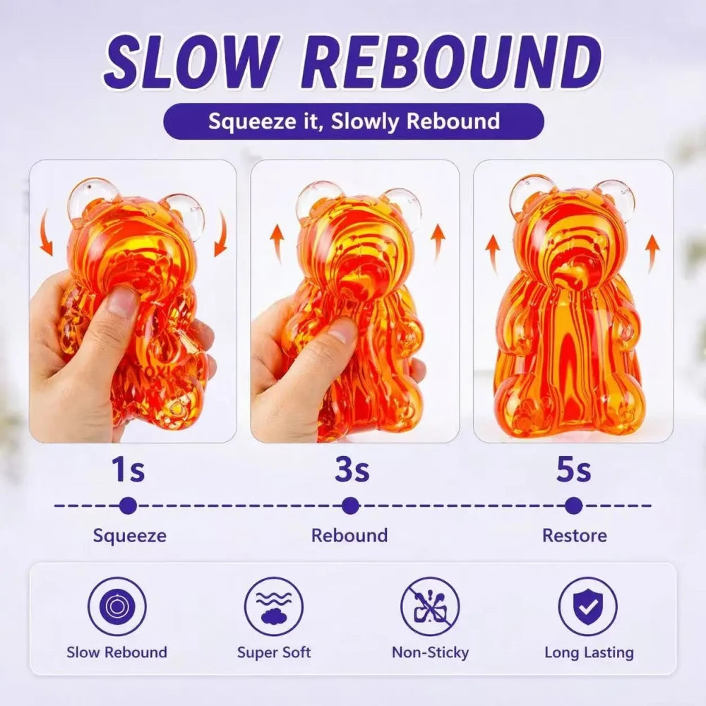Slow Rebound Squeeze Bear Fidget Toy