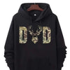 Camouflage Dad Fit Hooded Sweatshirt