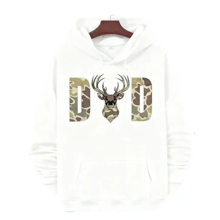 Camouflage Dad Fit Hooded Sweatshirt