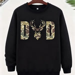 Camouflage Dad Fit Hooded Sweatshirt