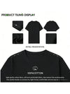 Retro Smiley Print Cotton T-Shirt