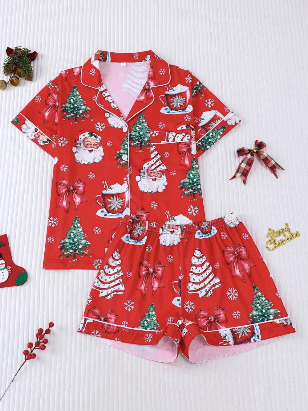 Festive Holiday Pajama Set