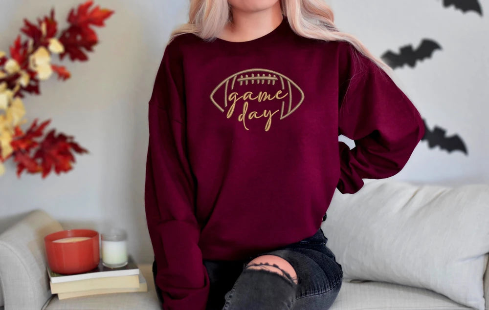 Embroidered Game Day Shirt