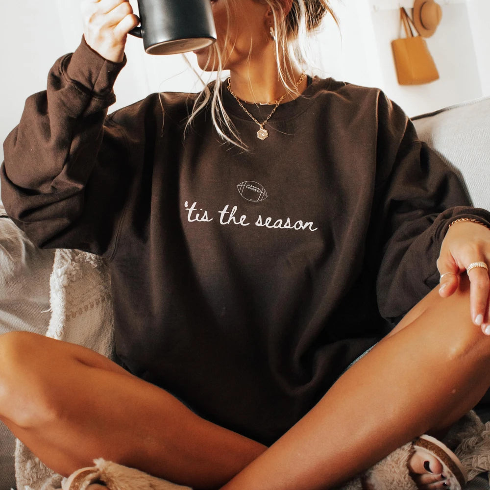 Football Season Crewneck Sweatshirt