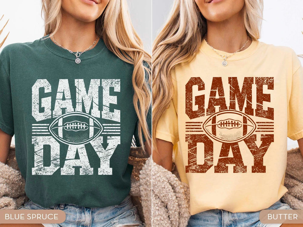 Comfort Colors Football Mama T Shirt