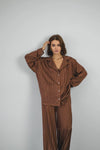 Striped Silk Pajama Set