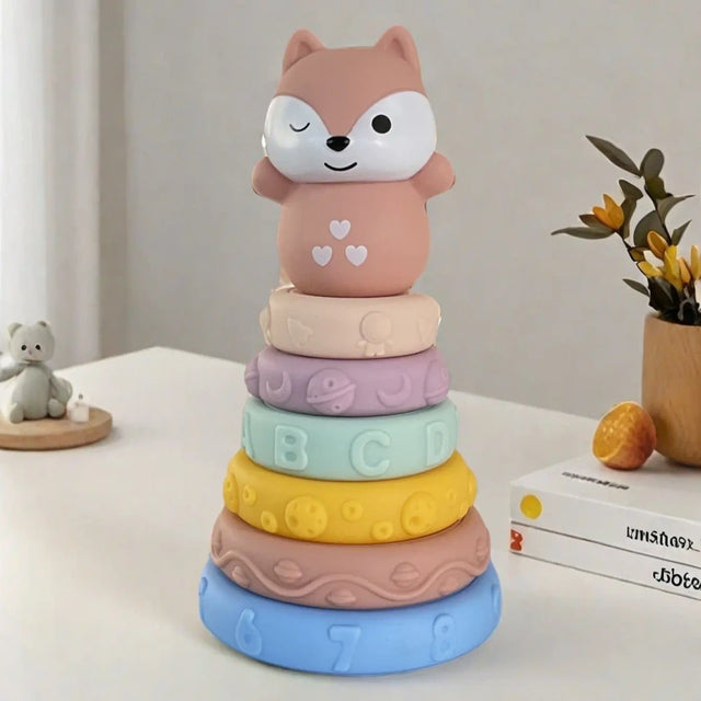 Soft Stacking Rings Baby Teething Toy