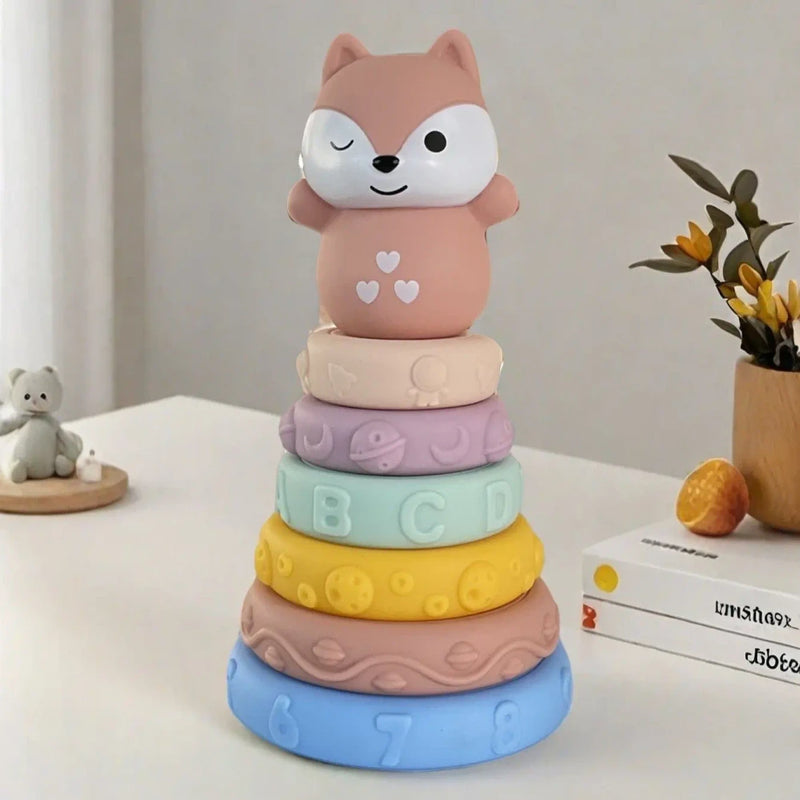 Soft Stacking Rings Baby Teething Toy
