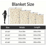Ghost Pumpkin Flannel Fleece Blanket