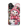Cute Snowman Phone Case — Holiday Magnetic Impact-Resistant Case