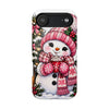 Cute Snowman Phone Case — Holiday Magnetic Impact-Resistant Case