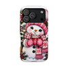 Cute Snowman Phone Case — Holiday Magnetic Impact-Resistant Case