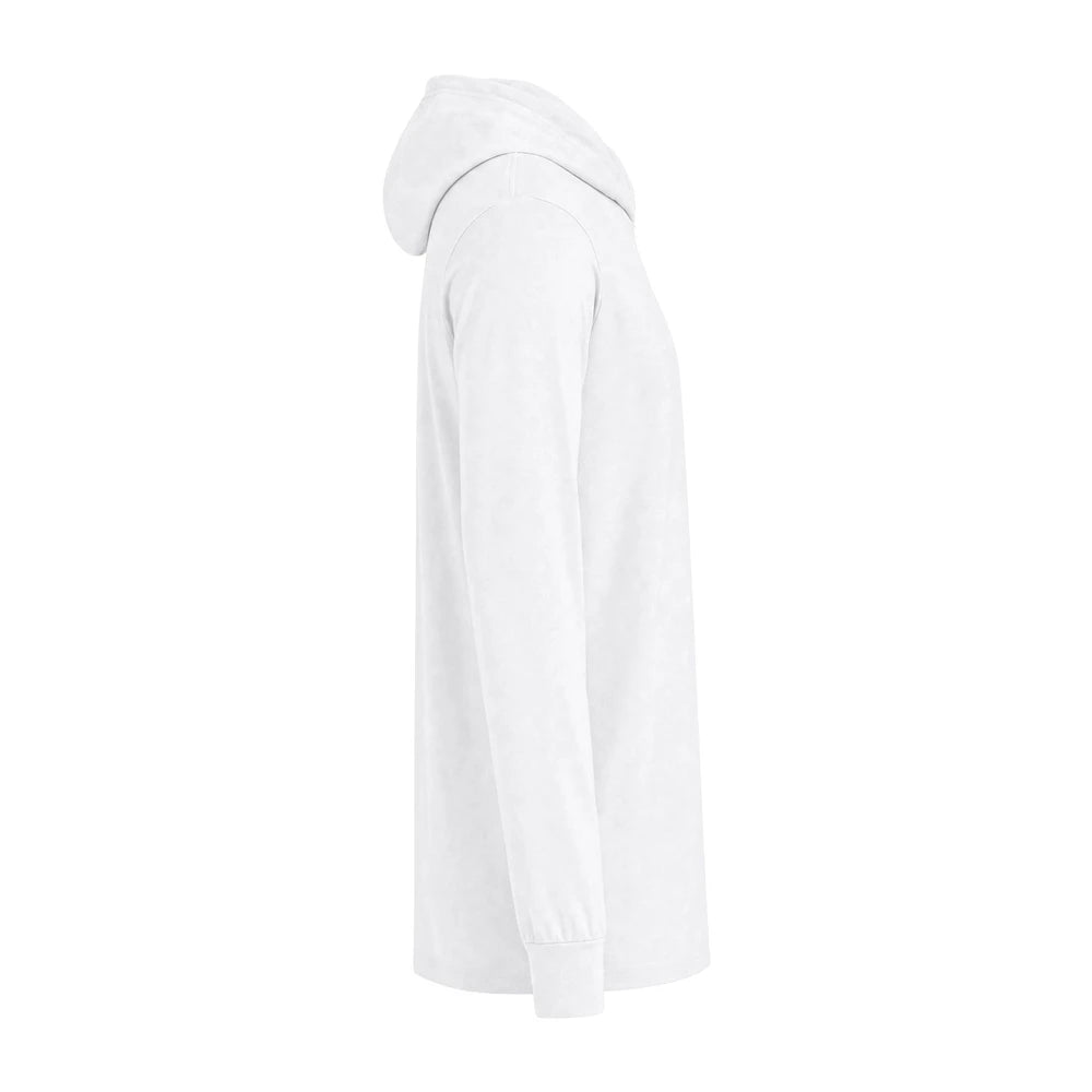 Halloween Skull Hoodie Long Sleeve Tee — Pumpkin Witch Hat Graphic