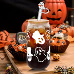 Ghostly Glass Iced Coffee Cup Set