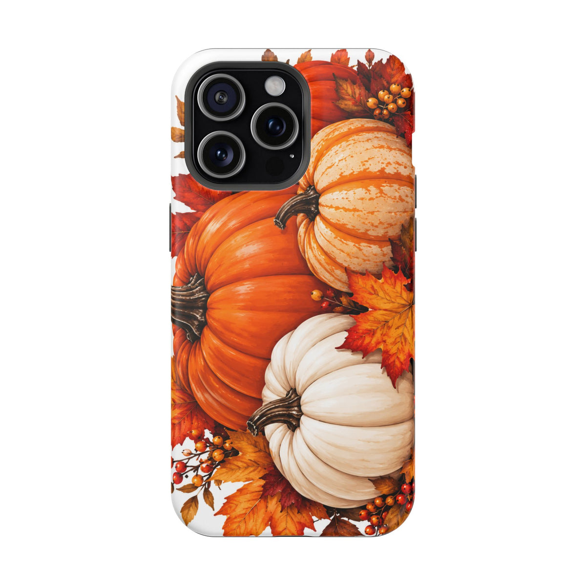 Autumn Pumpkins Magnetic Impact-Resistant Phone Case