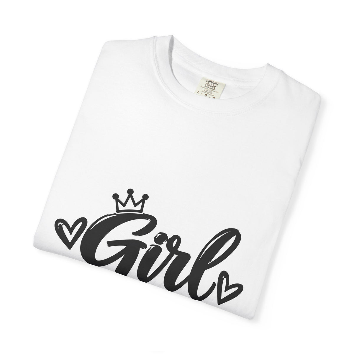 Girl Dad T-Shirt — Daddy of Daughters Tee, Cute Crown & Hearts Father's Day Gift
