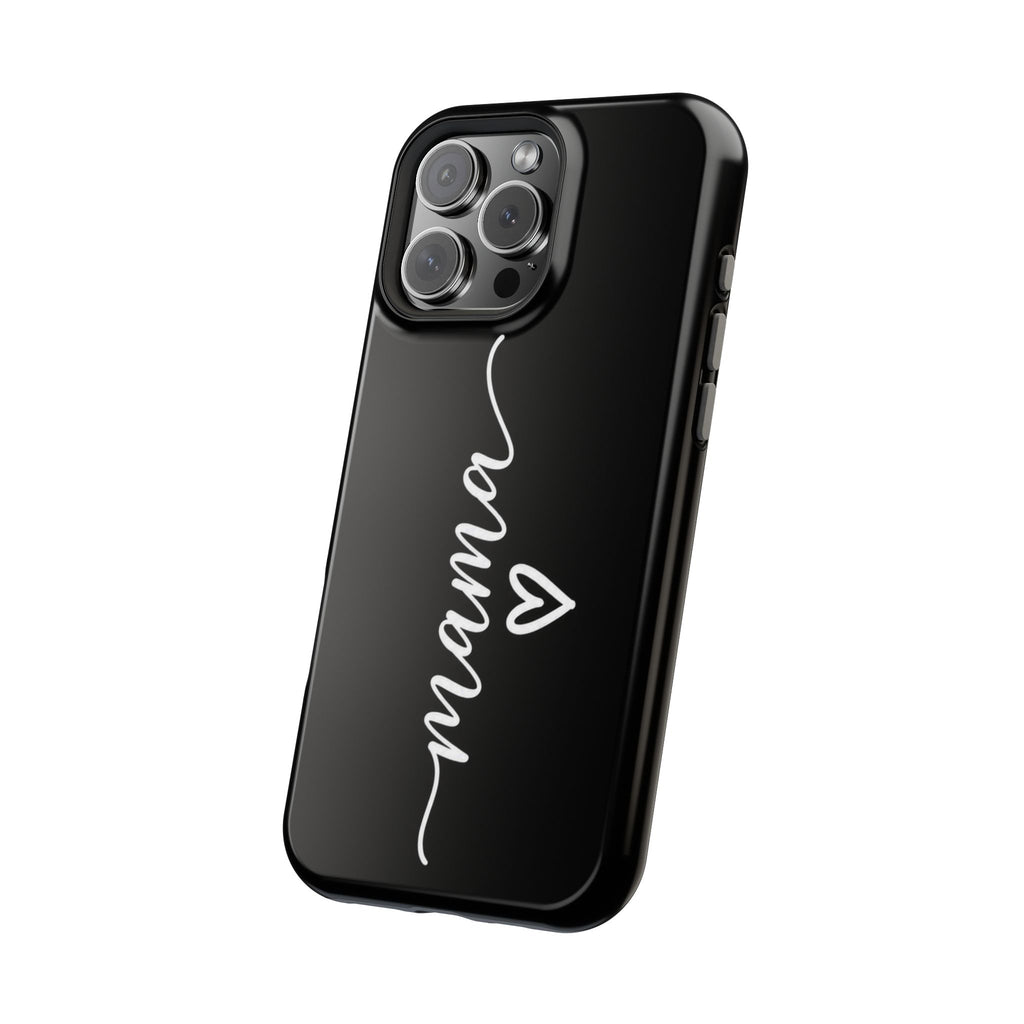 Mama Script Heart Magnetic Phone Case