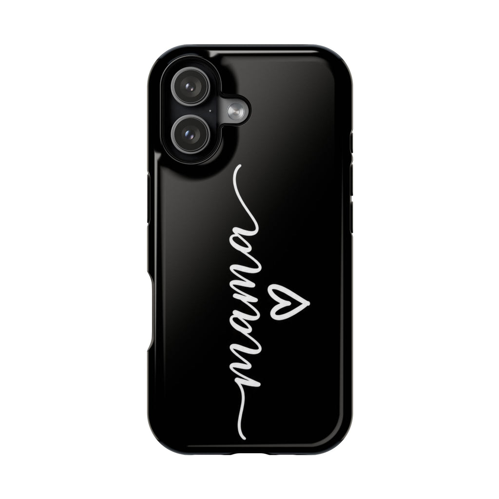 Mama Script Heart Magnetic Phone Case