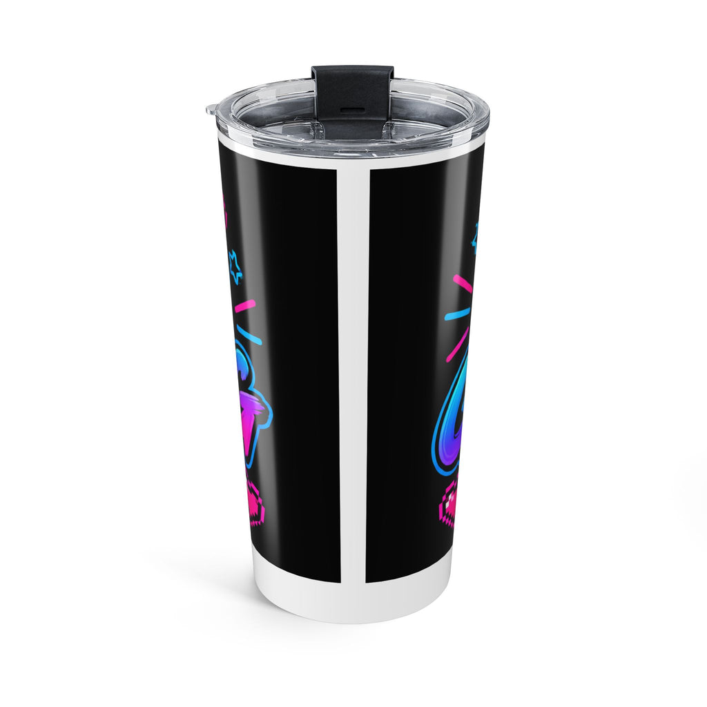 20oz Gaming Tumbler — "I Love Gaming" Neon Controller Travel Cup