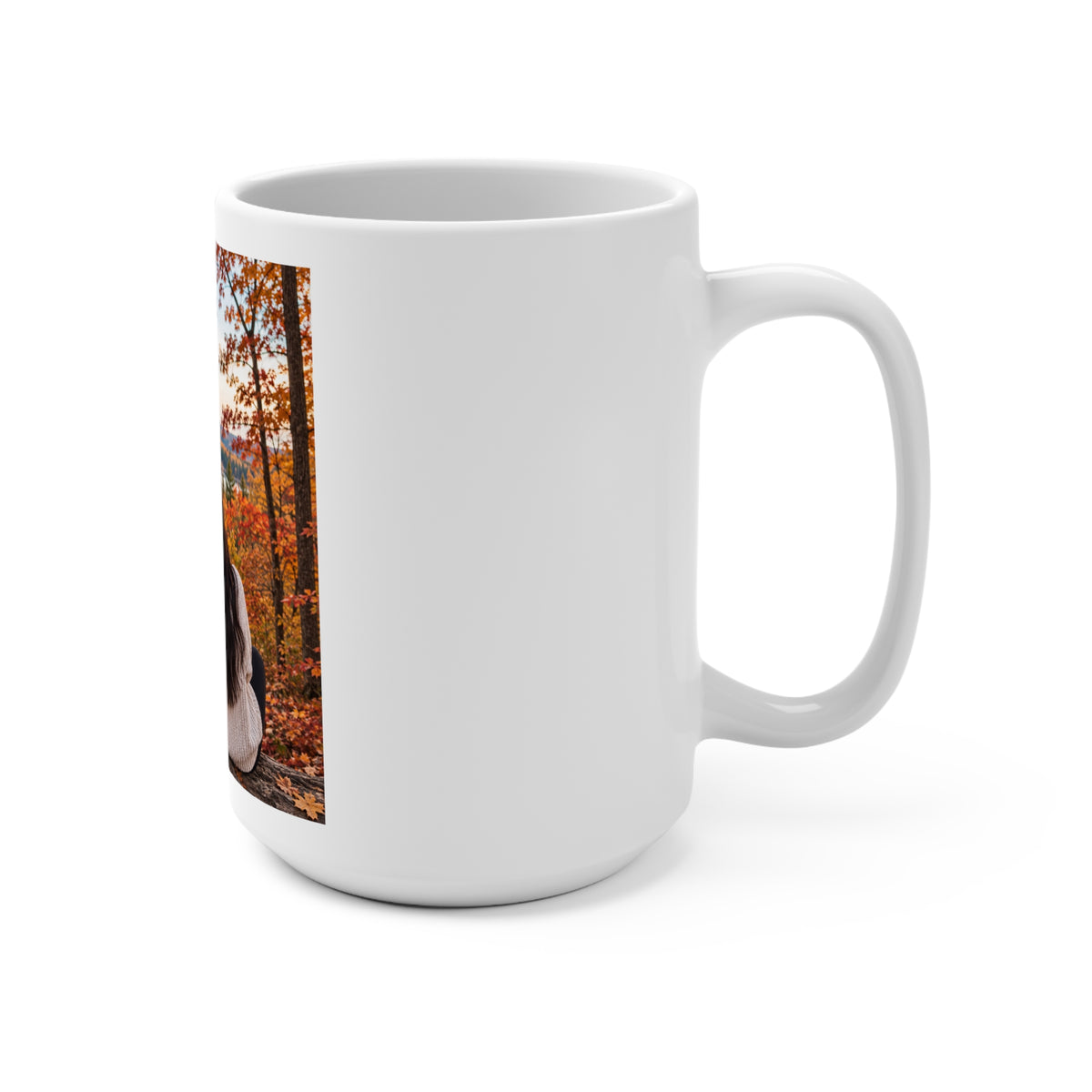 Sisters Mug – "Different Paths, Same Heart" 15oz Fall Photo Gift
