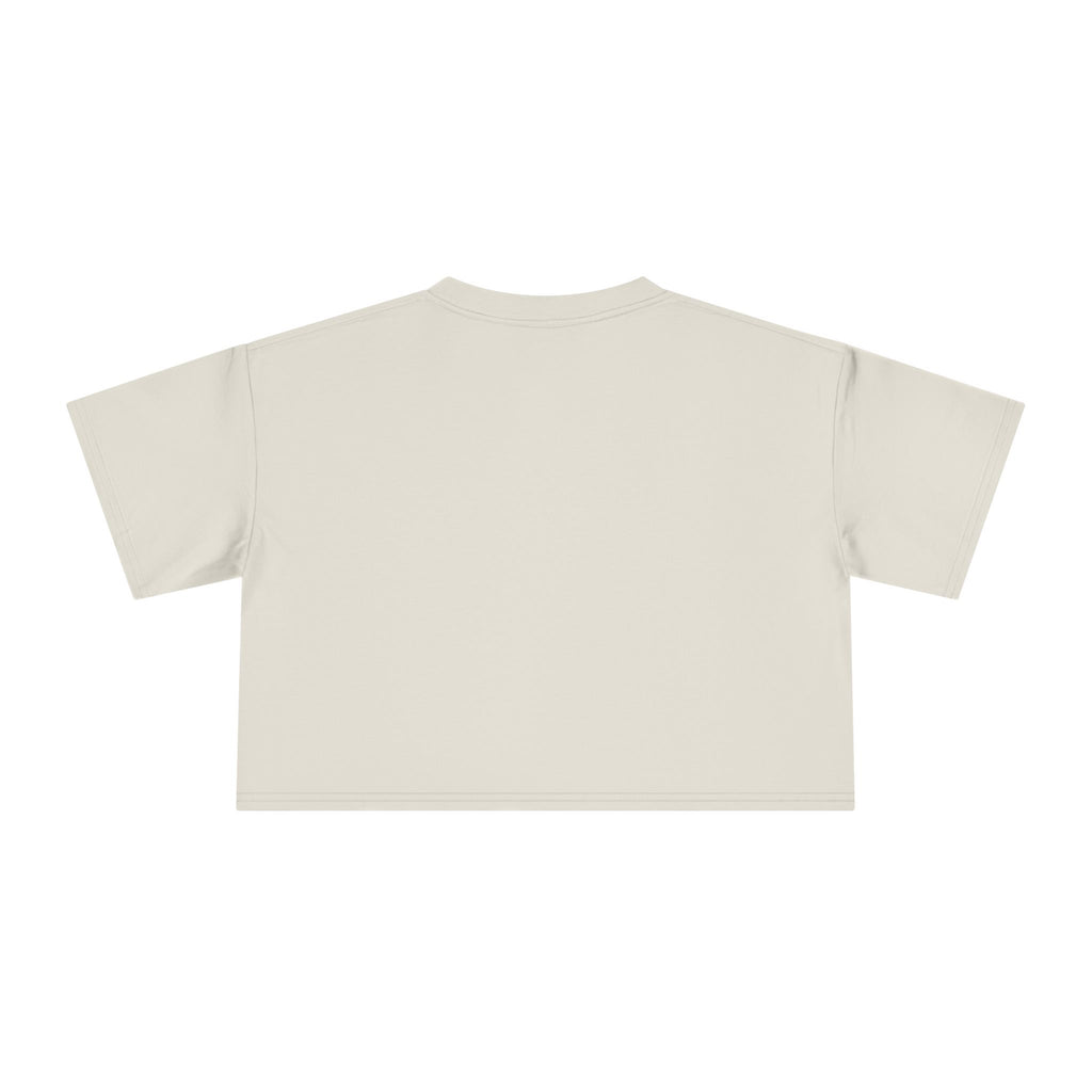 Sunflower Print Crop Tee