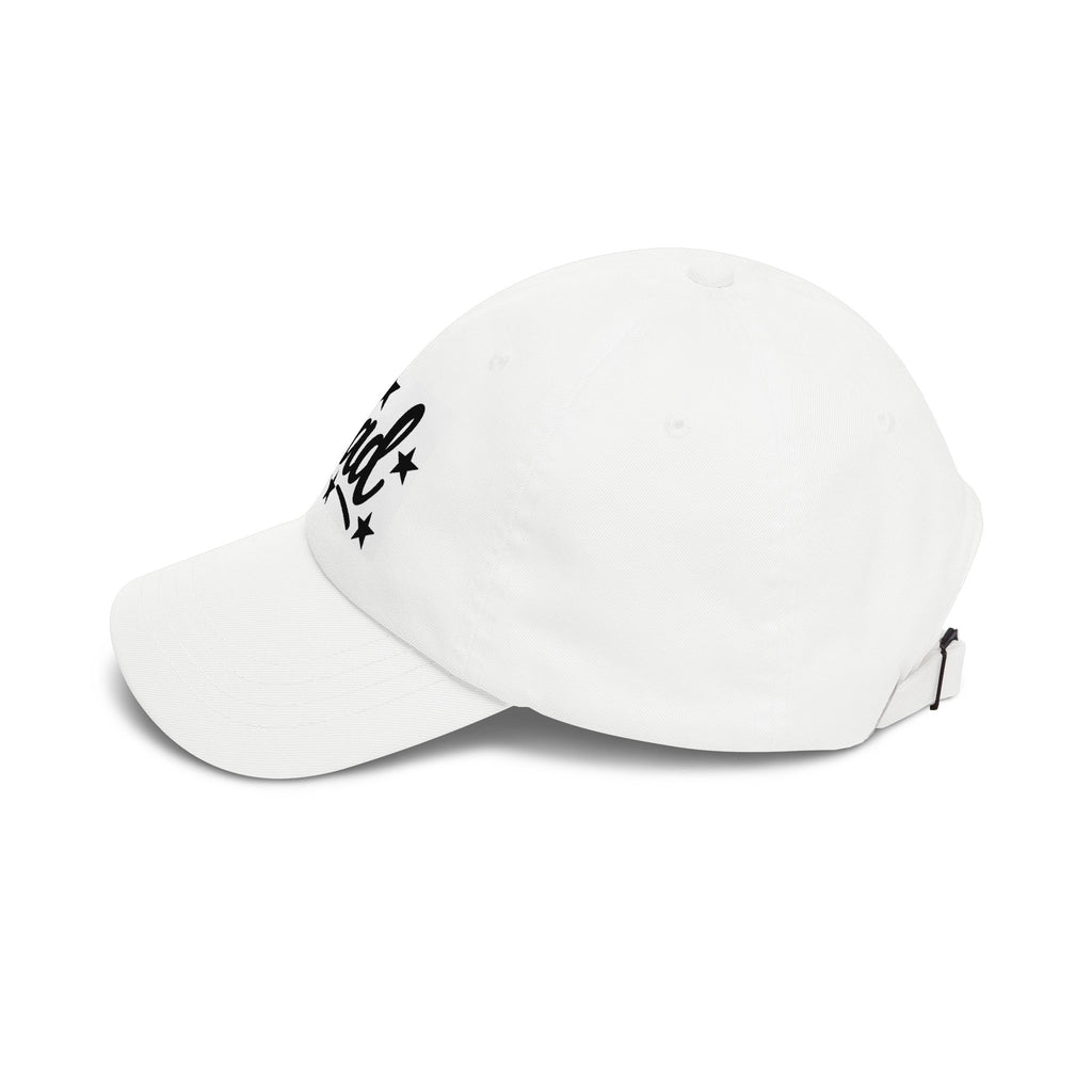 Dad Cap – Embroidered Script with Stars | Father's Day Casual Hat