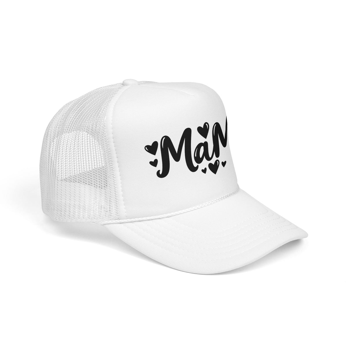 Mama Foam Trucker Hat – Cute Heart Script Mom Cap, Mother's Day Gift