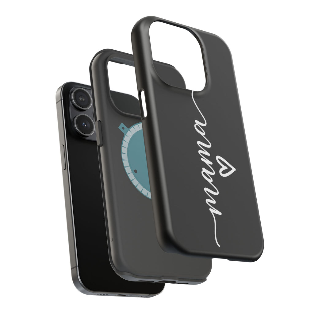 Mama Script Heart Magnetic Phone Case