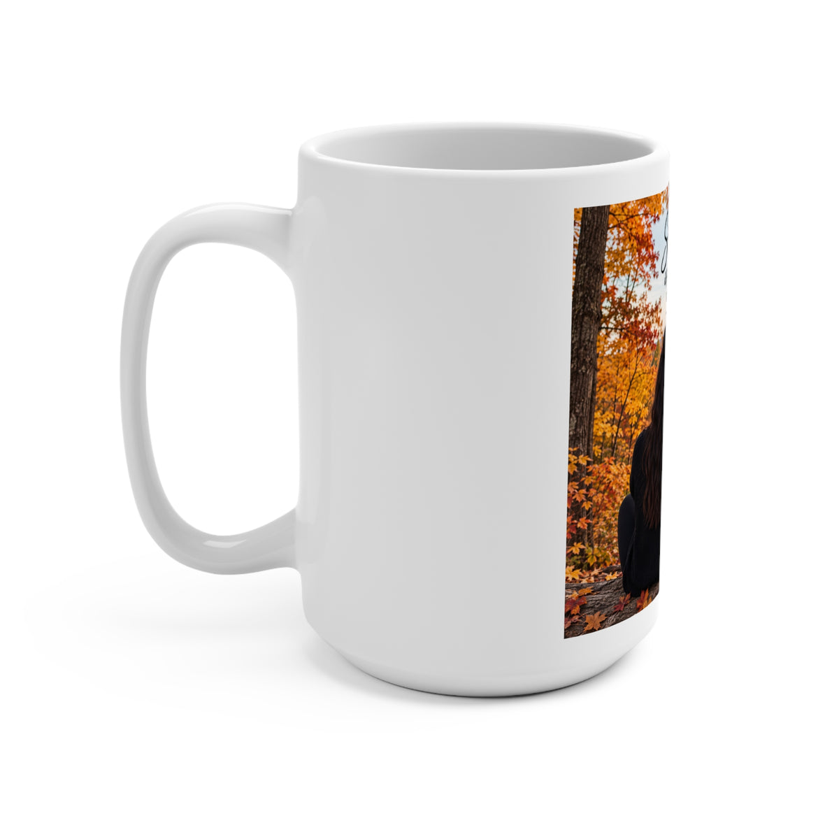 Sisters Mug – "Different Paths, Same Heart" 15oz Fall Photo Gift