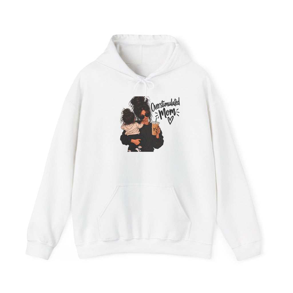 Mom and Toddler Hoodie — 'Overwhelmed Mom' Cozy Pullover for New Moms