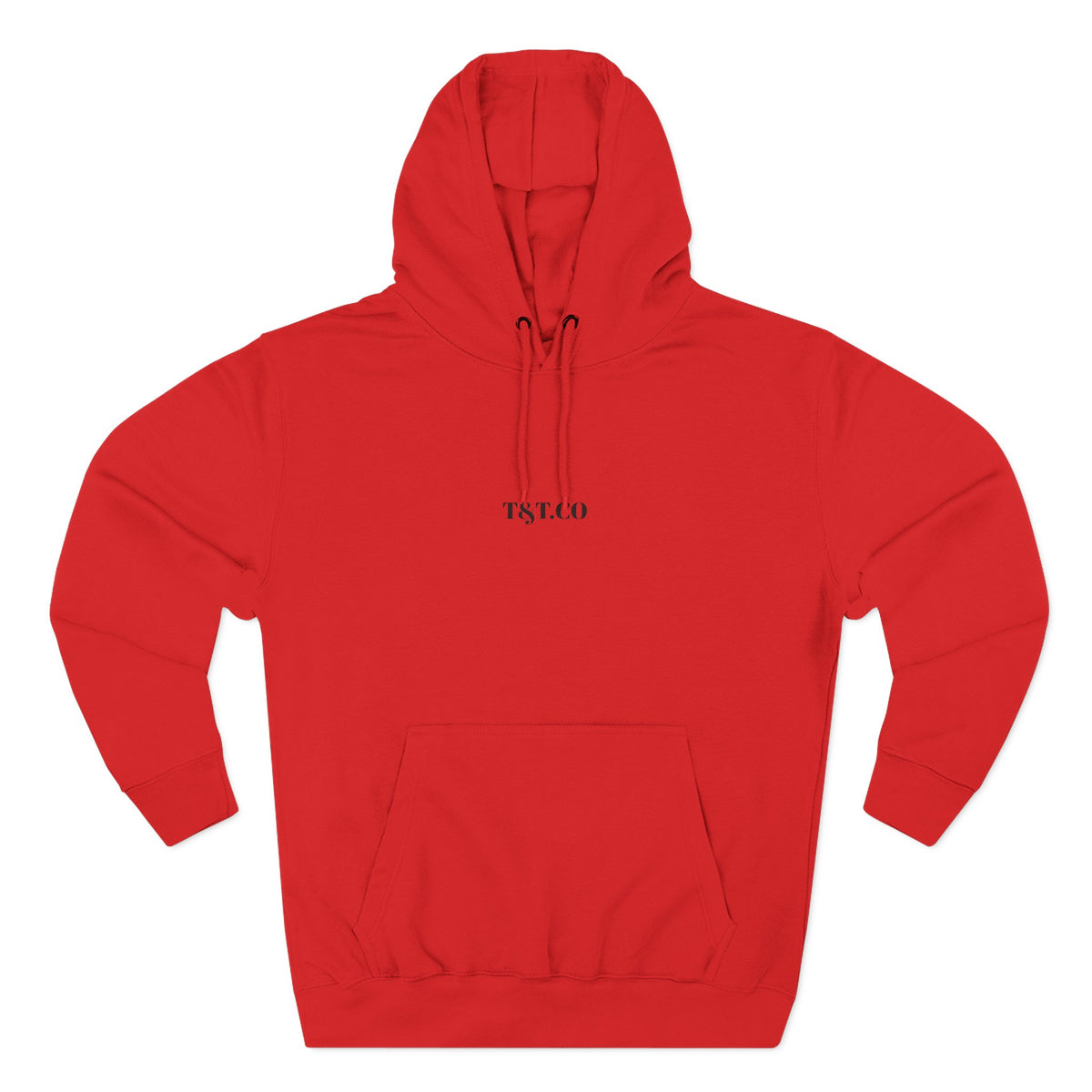 Minimalist 'T&L Co' White Fleece Hoodie — Cozy Lightweight Pullover