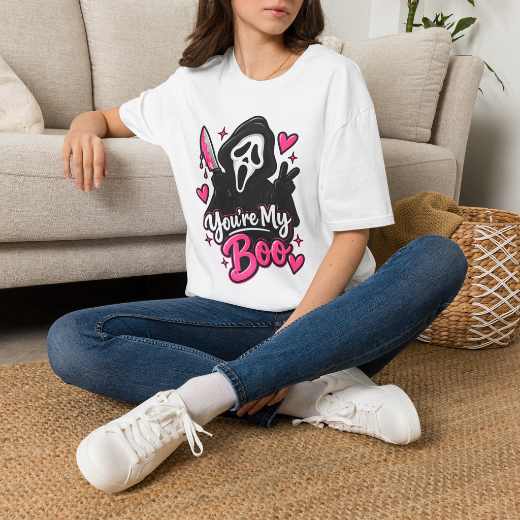 You’re My Boo T-Shirt — Cute Horror Valentine Scream Tee