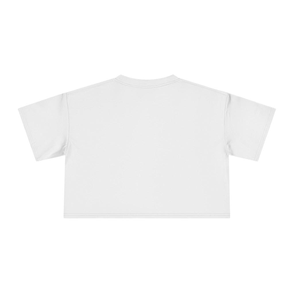 Sunflower Print Crop Tee