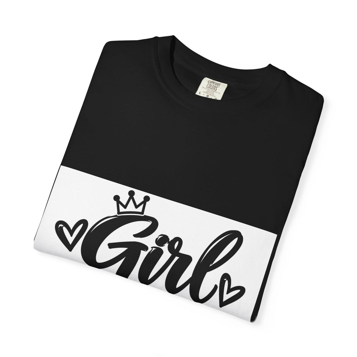 Girl Dad T-Shirt — Daddy of Daughters Tee, Cute Crown & Hearts Father's Day Gift