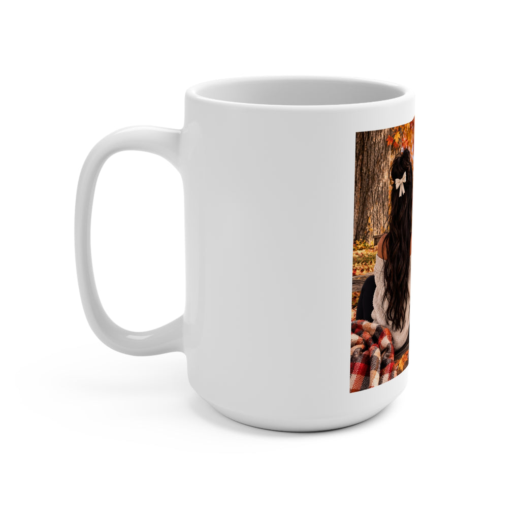 Friendship Fall Mug — Best Friends Autumn Lake 15oz Coffee Cup