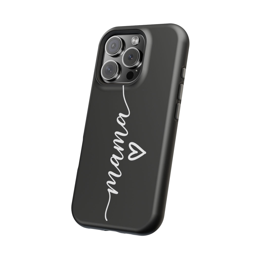 Mama Script Heart Magnetic Phone Case